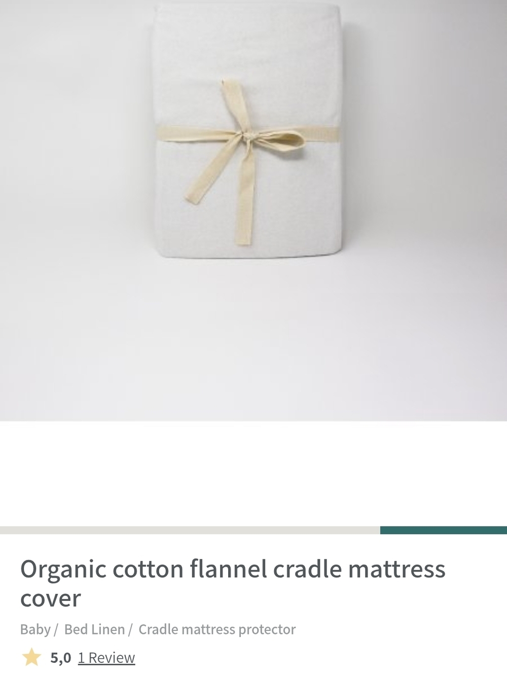 Organic Cotton Crib Mattress Cover (2)